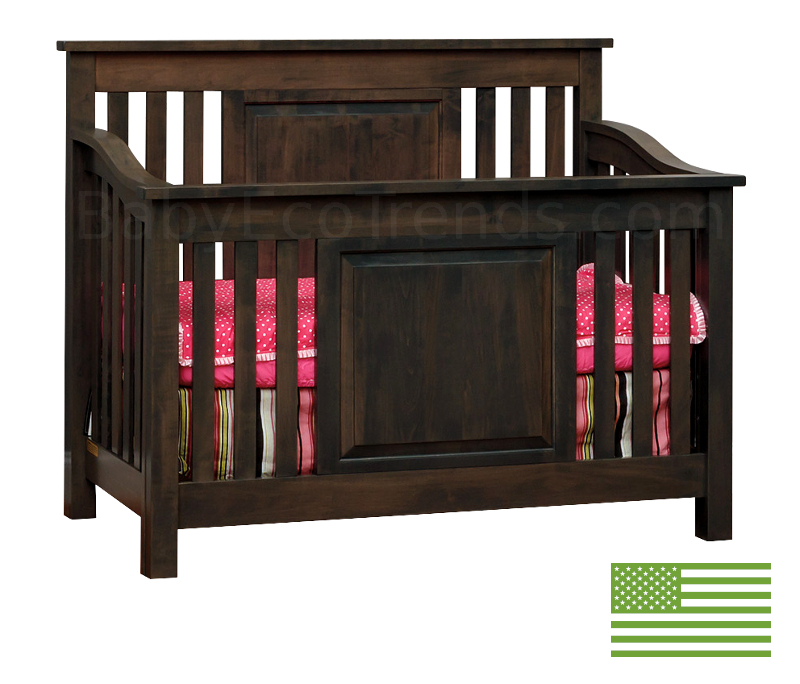 Amish 4 in 1 Convertible Baby Crib - Juneau